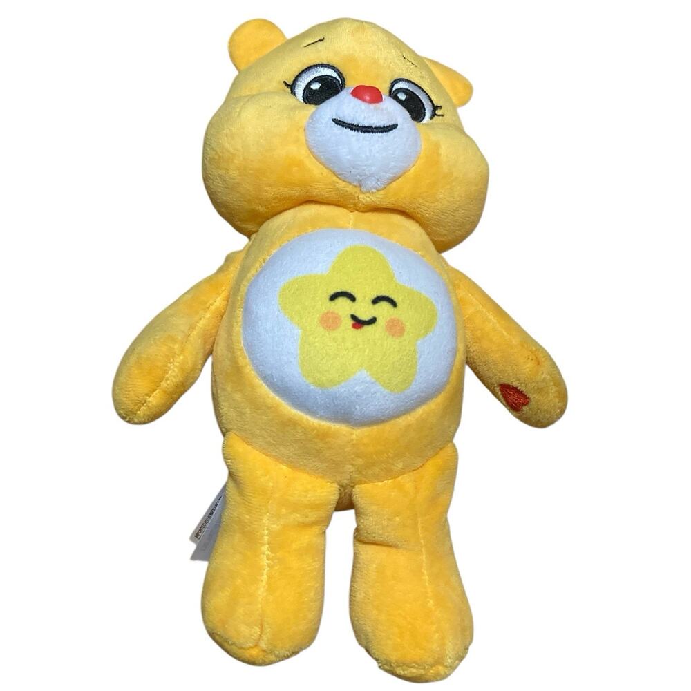 2021 Basic Fun Care Bears 10" Plush Yellow‎ "Laugh-A-Lot"